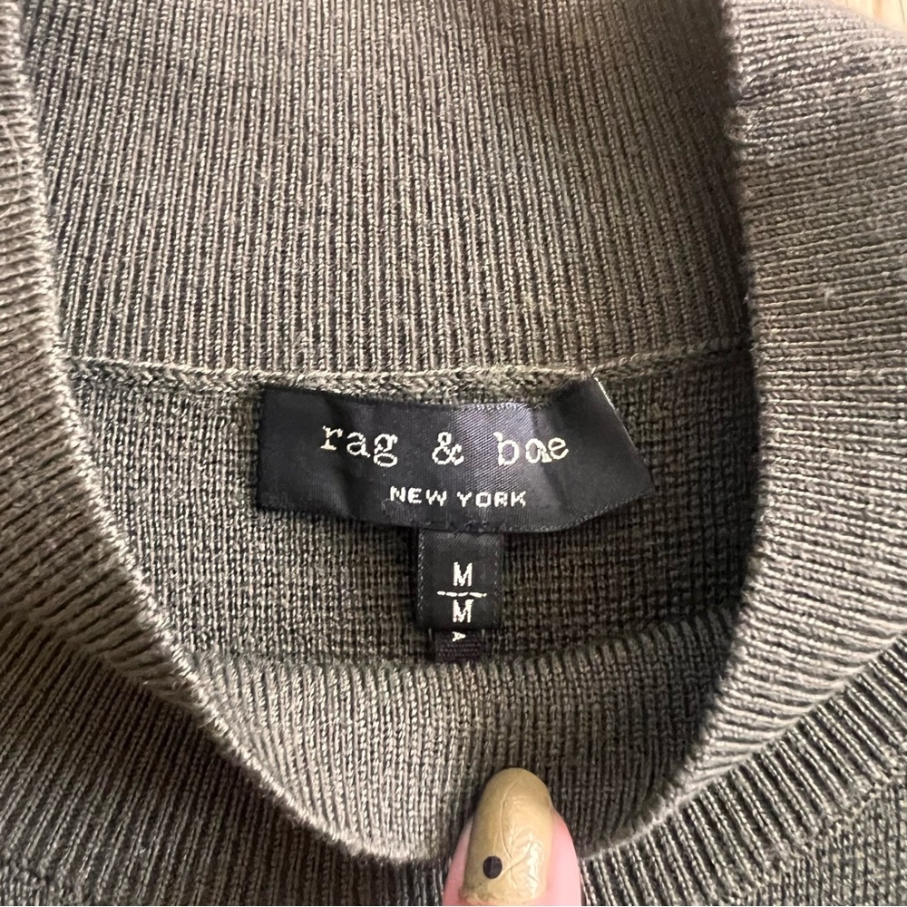 Rag & Bone Vivienne Colorblock Shift Dress Black … - image 5